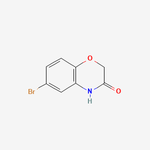 6-Bromo-2H-1,4-benzoxazin-3(4H)-one chemical structure (CAS 24036-52-0)