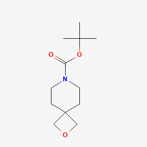 tert-Butyl 2-oxa-7-azaspiro[3.5]nonane-7-carboxylate chemical structure (CAS 240401-27-8)