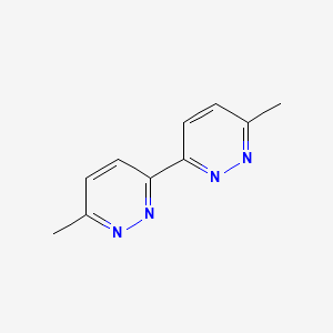 6,6'-Dimethyl-3,3'-bipyridazine chemical structure (CAS 24049-45-4)