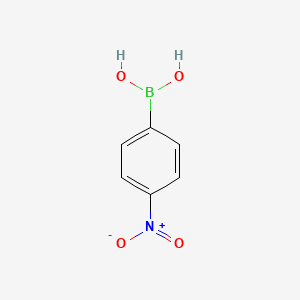 (4-Nitrophenyl)boronic acid chemical structure (CAS 24067-17-2)