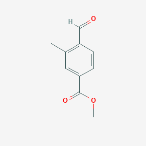 Methyl 4-formyl-3-methylbenzoate chemical structure (CAS 24078-24-8)