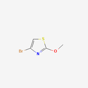 4-Bromo-2-methoxythiazole chemical structure (CAS 240816-35-7)