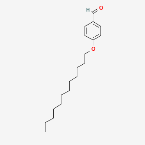 4-(Dodecyloxy)benzaldehyde chemical structure (CAS 24083-19-0)
