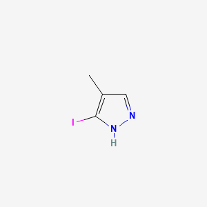 5-Iodo-4-methyl-1H-pyrazole chemical structure (CAS 24086-18-8)