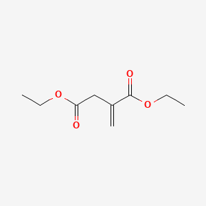 Diethyl 2-methylenesuccinate chemical structure (CAS 2409-52-1)