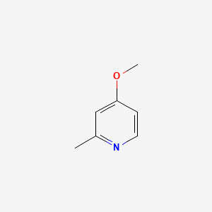 4-Methoxy-2-methylpyridine chemical structure (CAS 24103-75-1)