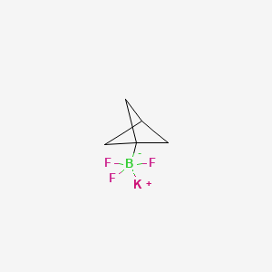 Potassium bicyclo[1.1.1]pentan-1-yltrifluoroborate chemical structure (CAS 2410559-72-5)