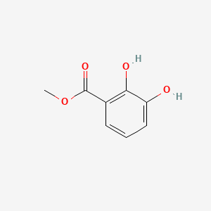 Methyl 2,3-dihydroxybenzoate chemical structure (CAS 2411-83-8)