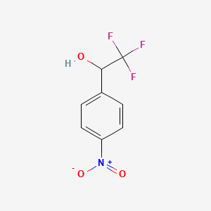 2,2,2-Trifluoro-1-(4-nitrophenyl)ethanol chemical structure (CAS 241127-76-4)