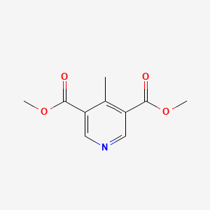 Dimethyl 4-methylpyridine-3,5-dicarboxylate chemical structure (CAS 24114-03-2)