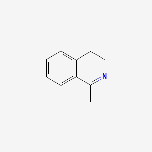 1-Methyl-3,4-dihydroisoquinoline chemical structure (CAS 2412-58-0)