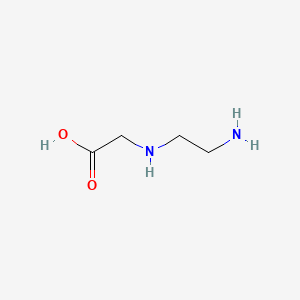 2-((2-Aminoethyl)amino)acetic acid chemical structure (CAS 24123-14-6)