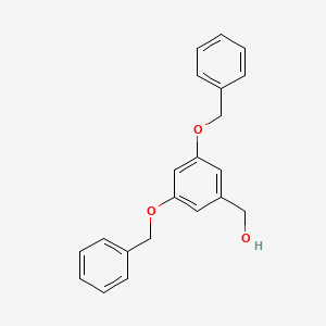 (3,5-Bis(benzyloxy)phenyl)methanol chemical structure (CAS 24131-31-5)