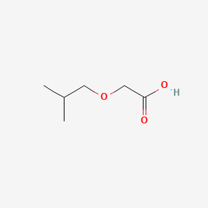 2-Isobutoxyacetic acid chemical structure (CAS 24133-46-8)