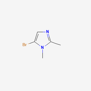5-Bromo-1,2-dimethyl-1H-imidazole chemical structure (CAS 24134-09-6)