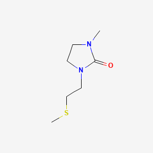 1-Methyl-3-(2-(methylthio)ethyl)imidazolidin-2-one chemical structure (CAS 2413870-48-9)