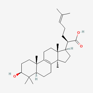 Trametenolic acid chemical structure (CAS 24160-36-9)