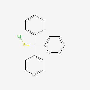 Triphenylmethanesulfenylchloride chemical structure (CAS 24165-03-5)