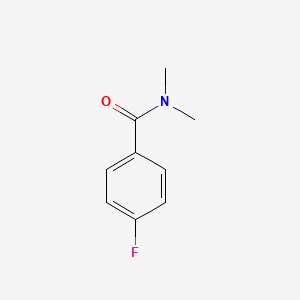 4-Fluoro-N,N-dimethylbenzamide chemical structure (CAS 24167-56-4)