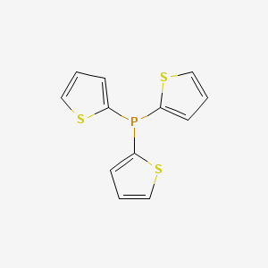Tri(thiophen-2-yl)phosphine chemical structure (CAS 24171-89-9)