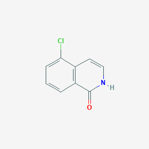 5-Chloroisoquinolin-1(2H)-one chemical structure (CAS 24188-73-6)