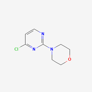 4-(4-Chloropyrimidin-2-yl)morpholine chemical structure (CAS 24192-96-9)