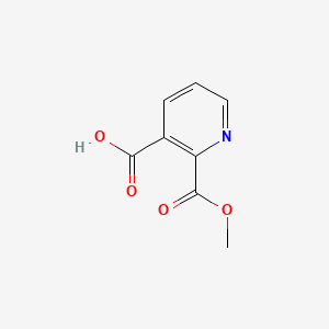 2-(Methoxycarbonyl)nicotinic acid chemical structure (CAS 24195-07-1)