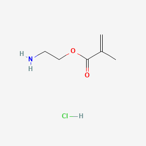 2-Aminoethyl methacrylate hydrochloride chemical structure (CAS 2420-94-2)