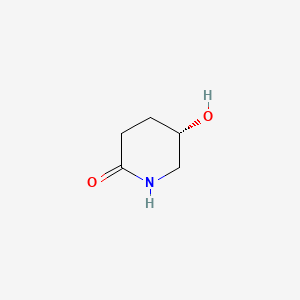 (S)-5-Hydroxypiperidin-2-one chemical structure (CAS 24211-54-9)