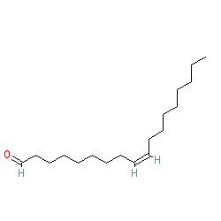 Cis-9-octadecenal chemical structure (CAS 2423-10-1)