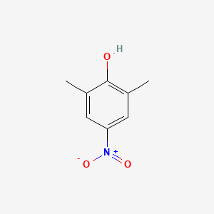 2,6-Dimethyl-4-nitrophenol chemical structure (CAS 2423-71-4)