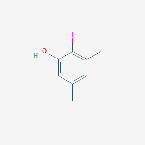 2-Iodo-3,5-dimethylphenol chemical structure (CAS 24242-79-3)