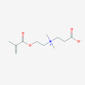 3-((2-(Methacryloyloxy)ethyl)dimethylammonio)propanoate chemical structure (CAS 24249-95-4)