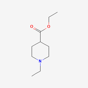 Ethyl 1-ethylpiperidine-4-carboxylate chemical structure (CAS 24252-38-8)