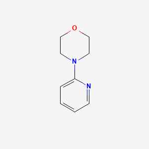 4-(Pyridin-2-yl)morpholine chemical structure (CAS 24255-25-2)