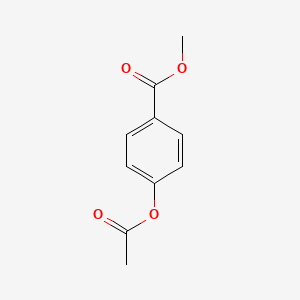 Methyl 4-acetoxybenzoate chemical structure (CAS 24262-66-6)
