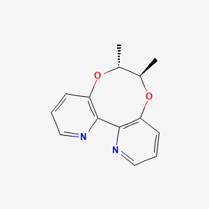 (6R,7R)-6,7-Dimethyl-6,7-dihydro-[1,4]dioxocino[6,5-b:7,8-b']dipyridine chemical structure (CAS 242804-50-8)