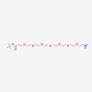 tert-Butyl 1-amino-3,6,9,12,15,18,21-heptaoxatetracosan-24-oate chemical structure (CAS 2428400-07-9)