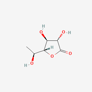 (3S,4S,5R)-3,4-Dihydroxy-5-((S)-1-hydroxyethyl)dihydrofuran-2(3H)-one chemical structure (CAS 24286-28-0)