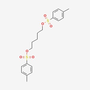 Pentane-1,5-diyl bis(4-methylbenzenesulfonate) chemical structure (CAS 24293-28-5)