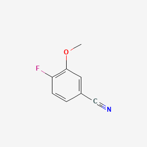 4-Fluoro-3-methoxybenzonitrile chemical structure (CAS 243128-37-2)