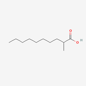 2-Methyldecanoicacid chemical structure (CAS 24323-23-7)