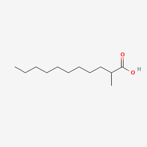 2-Methylundecanoic acid chemical structure (CAS 24323-25-9)
