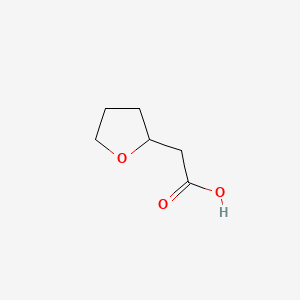 2-(Tetrahydrofuran-2-yl)acetic acid chemical structure (CAS 2434-00-6)