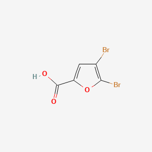 4,5-Dibromofuran-2-carboxylic acid chemical structure (CAS 2434-03-9)