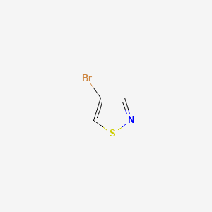 4-Bromoisothiazole chemical structure (CAS 24340-77-0)