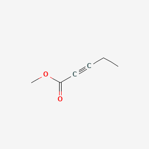 Methyl pent-2-ynoate chemical structure (CAS 24342-04-9)