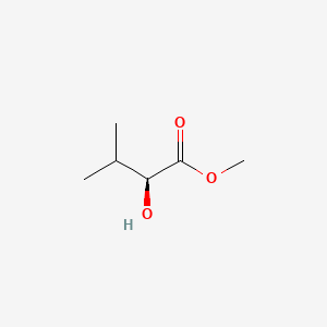 (S)-Methyl 2-hydroxy-3-methylbutanoate chemical structure (CAS 24347-63-5)