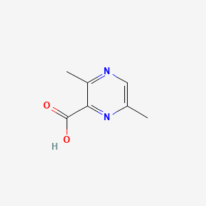 3,6-Dimethylpyrazine-2-carboxylic acid chemical structure (CAS 2435-46-3)