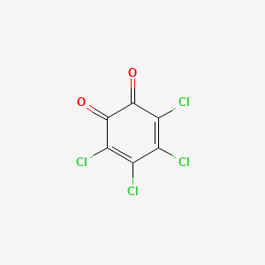 3,4,5,6-Tetrachlorocyclohexa-3,5-diene-1,2-dione chemical structure (CAS 2435-53-2)